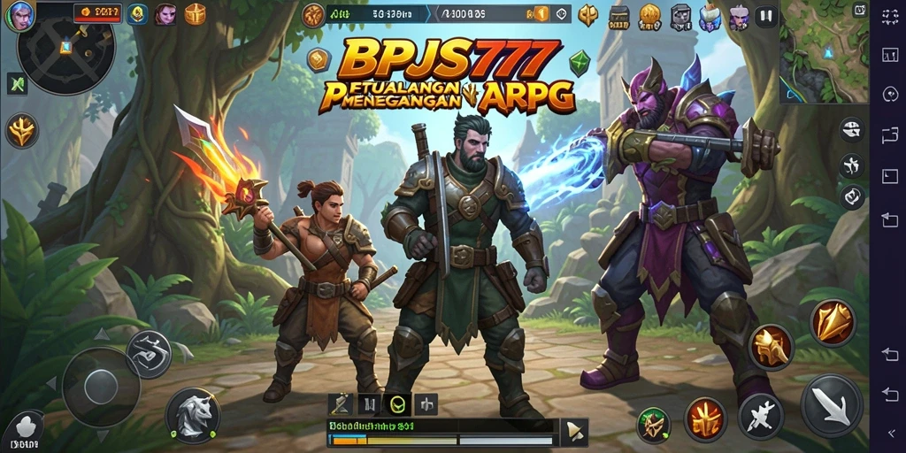 Tangkapan layar dari gameplay seru BPJS777 di dunia ARPG.