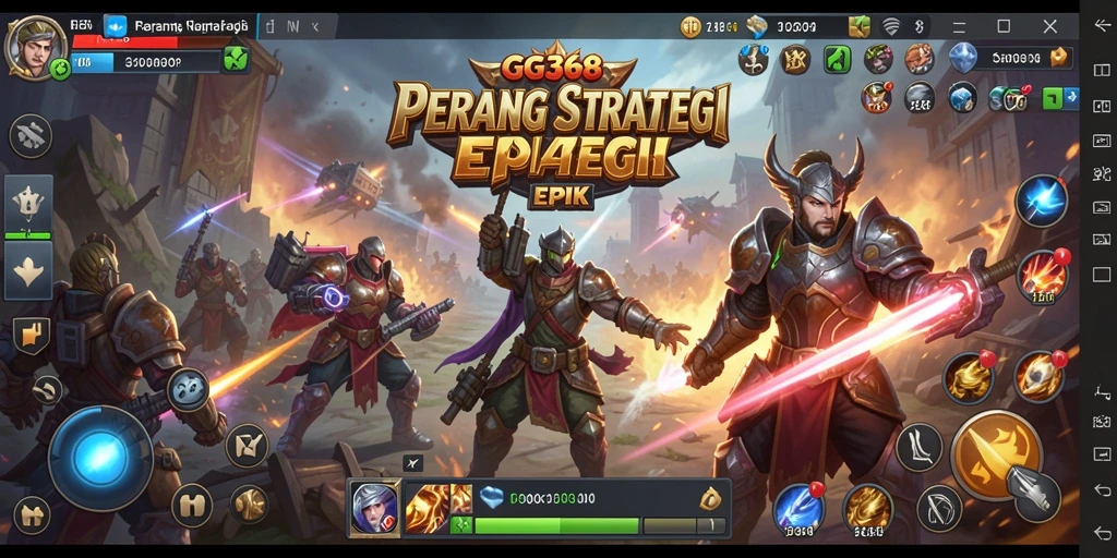 Tangkapan layar menunjukkan pertempuran yang seru di GG368.