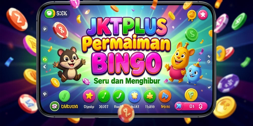 Screenshot utama JKTPLUS menampilkan aksi seru permainan Bingo.