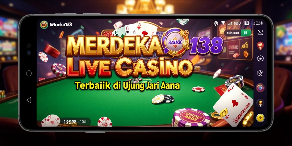 Screenshot gameplay <strong>MERDEKA138</strong> menampilkan pengalaman Live Casino yang mendebarkan.