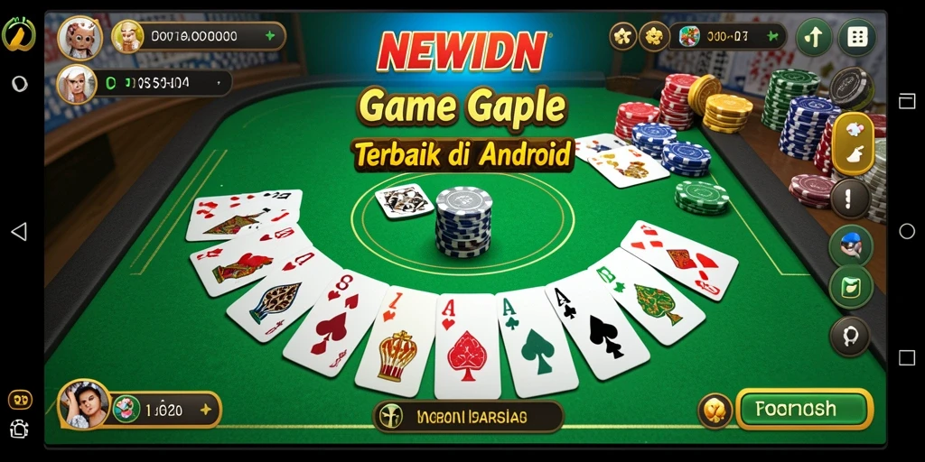 Tampilan menarik gameplay Gaple seru dan interactif.