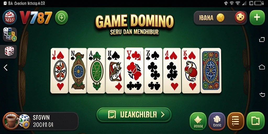 Tampilan layar gameplay V87 yang seru dan menantang.