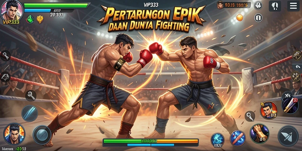 Gameplay menegangkan dalam pertarungan VIP333 yang epik.