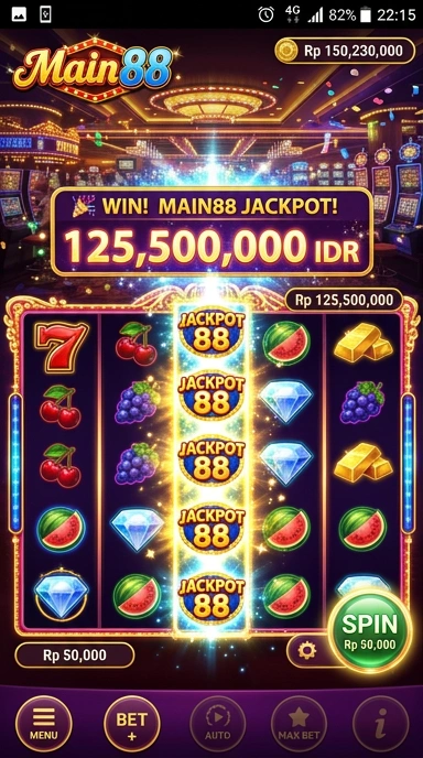 Screenshot proses pengunduhan aplikasi di main88.